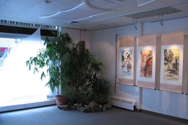 2002 顏小梅個人書畫篆刻作品展覽, 于加拿大滿地可市中華文化促進會