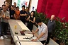 Calligraphie Démonstrations au Musée Taishan,  Kevin Charland