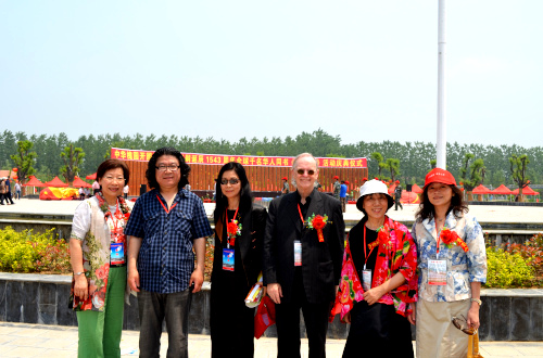 Jean-Yves Pelletier, Exposition mondiale de calligraphie chinoise Classique des mille caractères - Shenqiu, Henan 2012