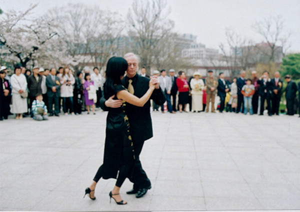 Exposition d'Art Invitation Asie, Séoul, Démonstration de Tango Argentin par Jean-Yves Pelletier et Ngan Siu Mui 2008